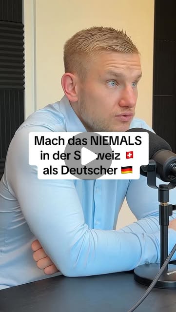 Mach das NIEMALS in der Schweiz als Deutscher
