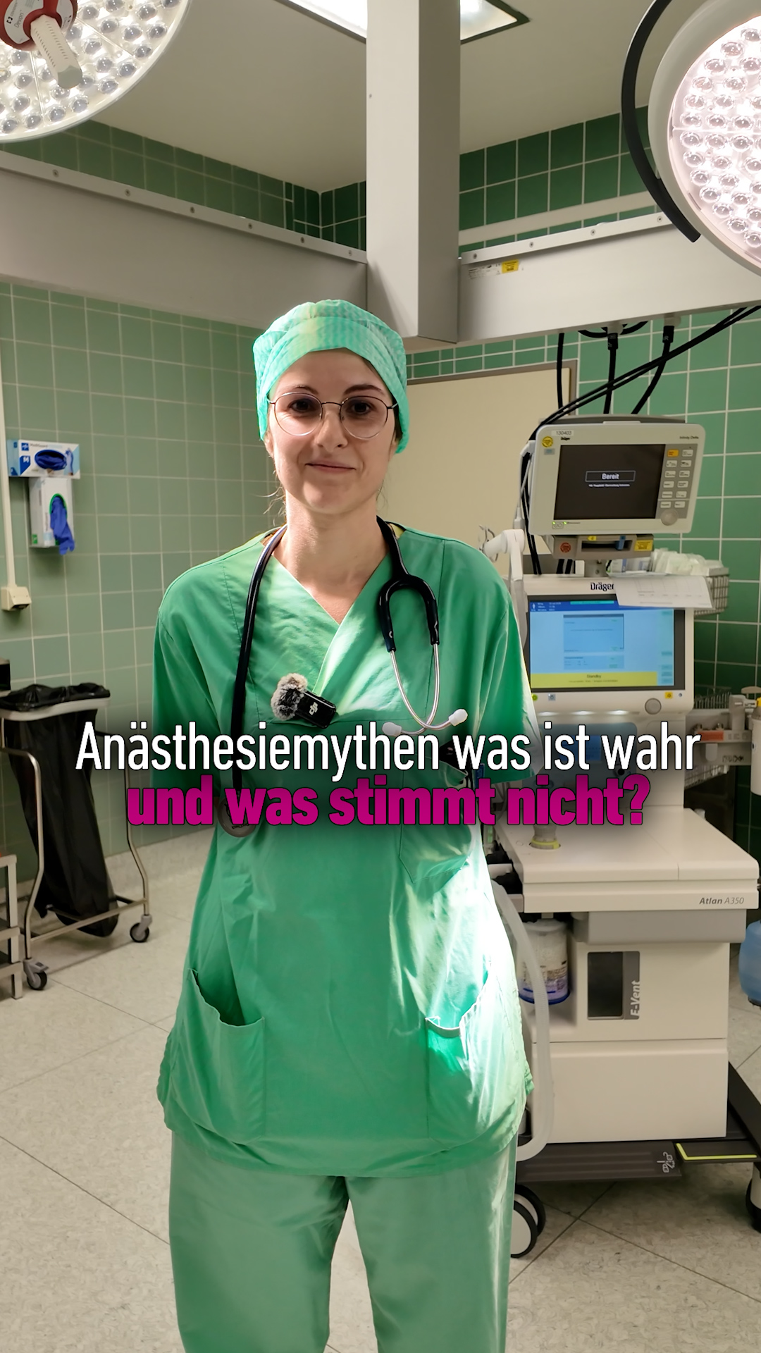 KH Emmerich, Reel zum Thema Anästhesie